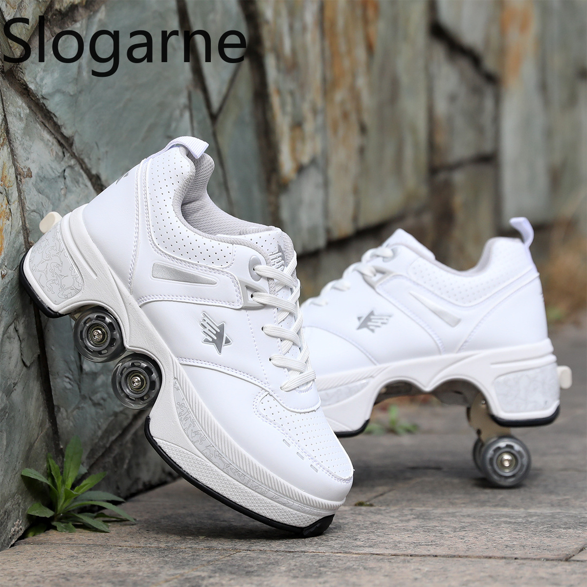 Sepatu Roda Deformasi 4 Roda W - Sneakers ulasan dan harga